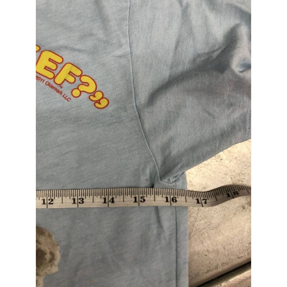 Homage‎ Where's The Beef Clara Peller Shirt Size Small Light Blue Wendy - Picture 5 of 8